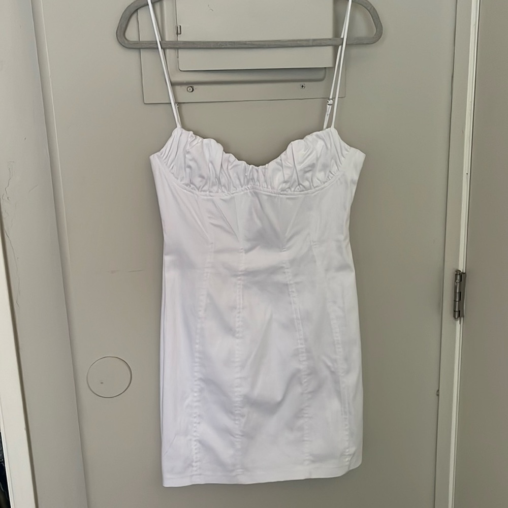 Zara NWT White mini dress
